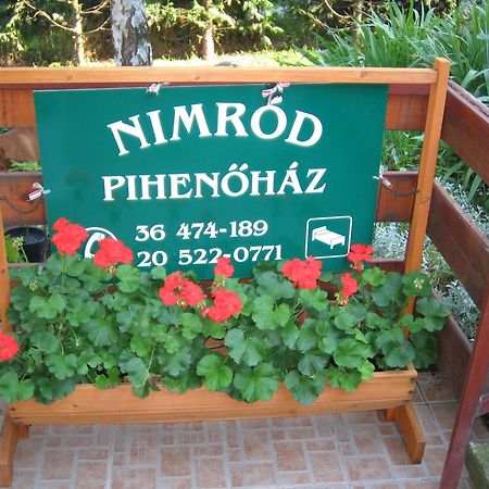 Nimrod Pihenohaz Otel Egerszalók Dış mekan fotoğraf