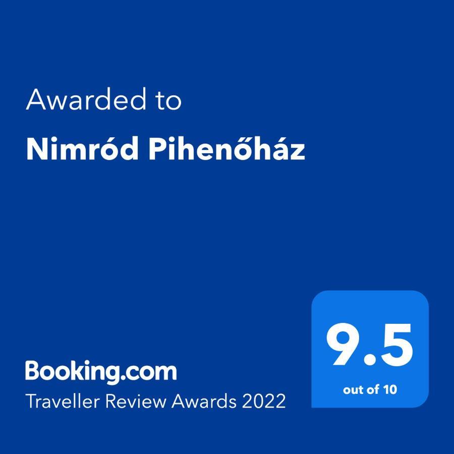 Nimrod Pihenohaz Otel Egerszalók Dış mekan fotoğraf